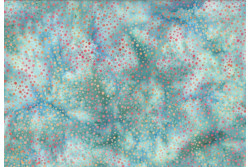 tissu Bali Dots "BlueH"