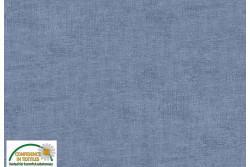 Tissu Patch Stof mélange ton sur ton bleu gris