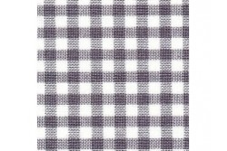 Etamine unifil Murano carré grise et blanche