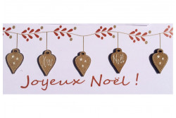 Boutons  "Coeurs de Noël"