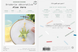 Kit de broderie décorative French Kits " Aloé Véra"