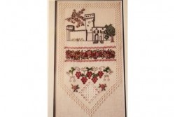 Fiche de broderie au ruban " Il Castello "