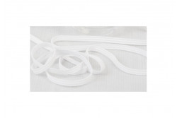 Elastique plat blanc 3 mm