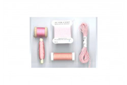 Pack découverte Au Ver A Soie ,"Soie Gobelin / Soie Surfine " rose