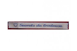 Etiquette personnalisée " Secrets de brodeuse "