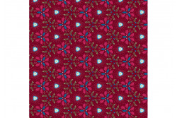 Tissu Odile Bailloeul "Winter Games" Déco de noël