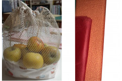Kit pour fabriquer un "Sac à vrac" rouge-mosaïque