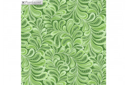 Tissu patch de Benartex Cat-i-tude "Green"