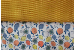Kit pour fabriquer un "Sac à vrac imperméable" Citrons Oranges