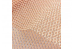 Tissu filet coton bio couleur pêche
