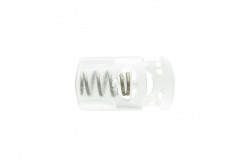 Bloqueur de cordon de 4 ou 5 mm, cylindre transparent