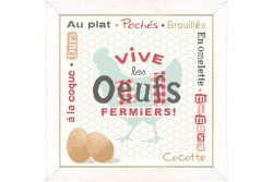 Diagramme au point de croix Lilipoints " Vive les Oeufs"