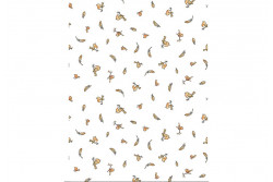 Tissu Clothworks"Birds & Feathers" White