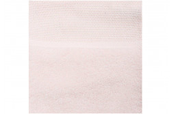 Serviette de toilette à broder Rico en coton Rose