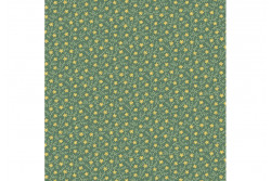 Tissu Makower "The Seamstress" de Edyta Sytar, Primrose  vert