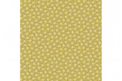 Tissu Makower "The Seamstress" de Edyta Sytar, Primrose  jaune moutarde