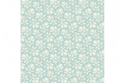 Tissu Makower "Annabella" de Edyta Sytar, Damask TEAL