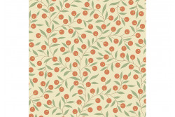 Tissu Makower "The Seamstress" de Edyta Sytar, Thimble baies fond Beige