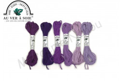 Pack 6 nuances Soie d'Alger Violet