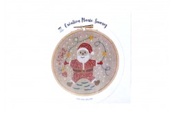 Kit de broderie traditionnelle "Pere Noel Ballon"