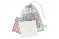 Kit couture 6 lingettes lavables et leur filet "Betsy Ann"