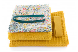Kit couture premier repas bébé moutarde