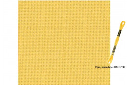 Etamine unifil LUGANA de Zweigart, coloris 205 jaune d'or