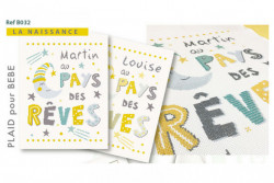 Kit complet pour "Plaid pour Bébé de Lilipoints"