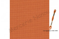 etamine-unifil-murano-de-zweigart-coloris-4030-terracotta