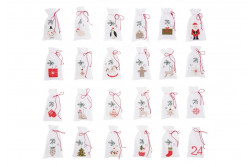 Kit de broderie, "Calendrier de l'Avent"