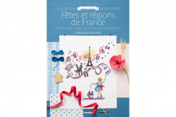 Livre de broderie au point de croix " Fêtes et régions de France "