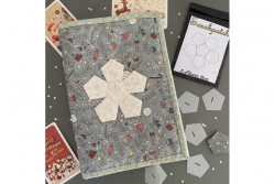 Sarahpatch, Kit patchwork "Classeur Christmas Foncé" avec gabarits