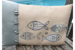 KIT COUSSIN POISSONS - DIMENSIONS FINIES 50 x 35 cm
