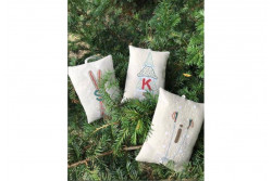 KIT 3 MINI COUSSINS NEIGE - DIMENSIONS FINIES 20 x 13 cm chacun