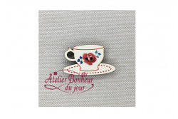 bouton bois "tasse Digoin"