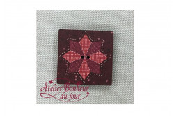 bouton bois "Patch Etoile"