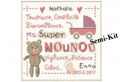 Semi-Kit de Broderie "La Nounou"