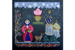 Semi Kit de broderie avec perles "Matriochka"