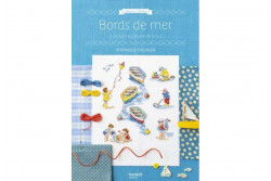 Livre à broder au POINT DE CROIX - " Bord de mer" Mango