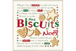 Diagramme au point de croix Lilipoints " Mes biscuits"