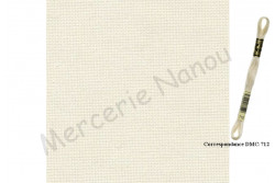 Etamine unifil MURANO de Zweigart, coloris  779 beige taupe