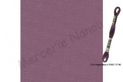 Etamine unifil MURANO de Zweigart, coloris  9219 rouge et blanc