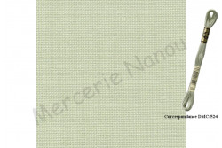 Etamine unifil MURANO de Zweigart, coloris  7159 beige pois chocolat