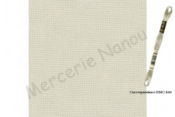 Etamine unifil MURANO de Zweigart, coloris  6047 Vert de gris