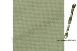 Etamine unifil MURANO de Zweigart, coloris 6016 Vert