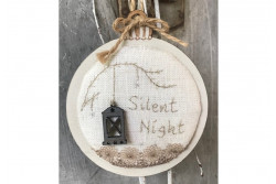 Mini-Kit + support en bois  "Silent night"