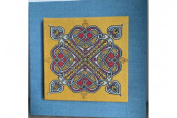 Semi Kit de broderie à point compté avec perles " Mandala Breiz...