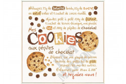 Diagramme au point de croix Lilipoints " Cookies"