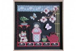 Kit de broderie avec perles "Geisha"