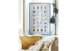 Diagramme point de croix "Love Home"